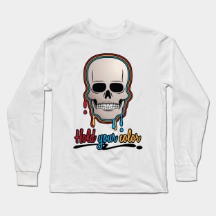 Color Skull Long Sleeve T-Shirt